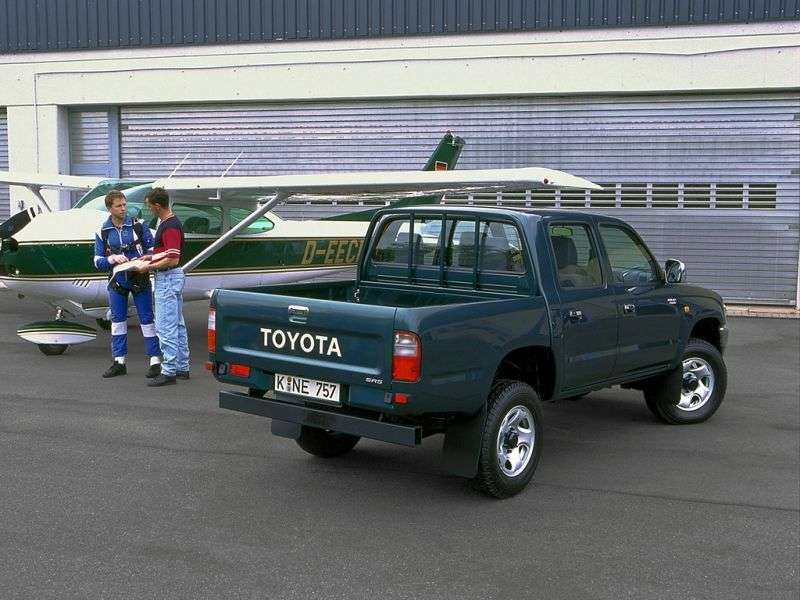 4 drzwiowy pickup Toyota Hilux 6. generacji 3.0 D MT AWD (1997 2001)
