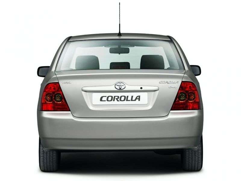 Toyota Corolla E130 [restyling] 4 door sedan. 1.4 MT (2004–2007)