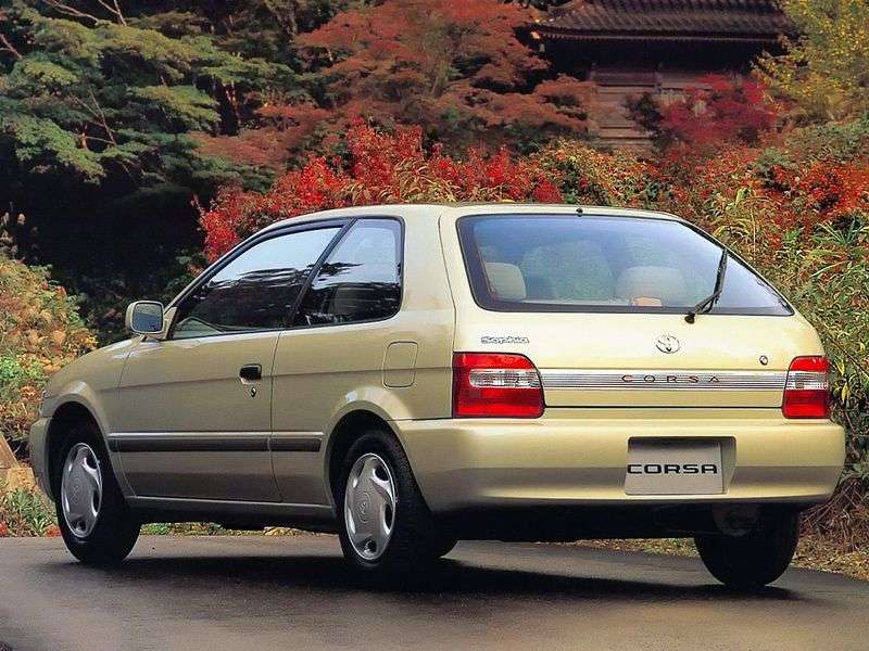 Toyota Corsa 5th generation hatchback 1.3 MT (1994–1998)