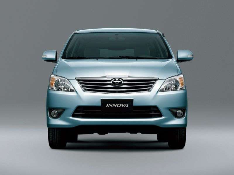 Toyota Innova 1st generation [2nd restyling] minivan 2.5 D 4D MT 8seat (2012 – n.)