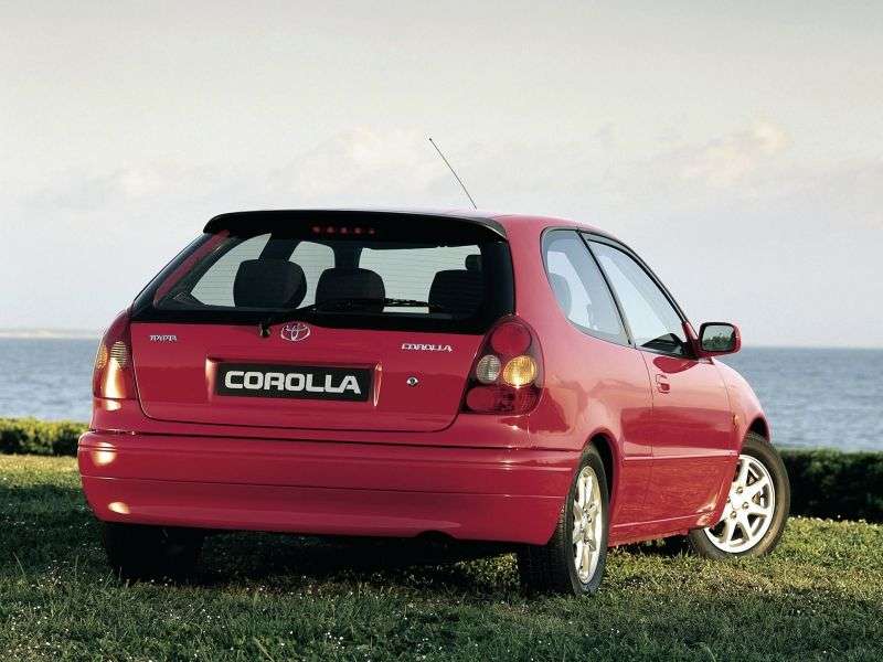 Toyota Corolla E110 hatchback 3 drzwiowy 1,6 AT (1997 2000)