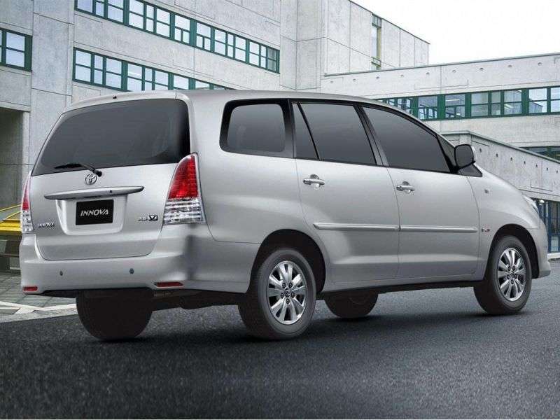 Toyota Innova 1st generation [restyled] minivan 2.0 AT 7seat (2008–2011)