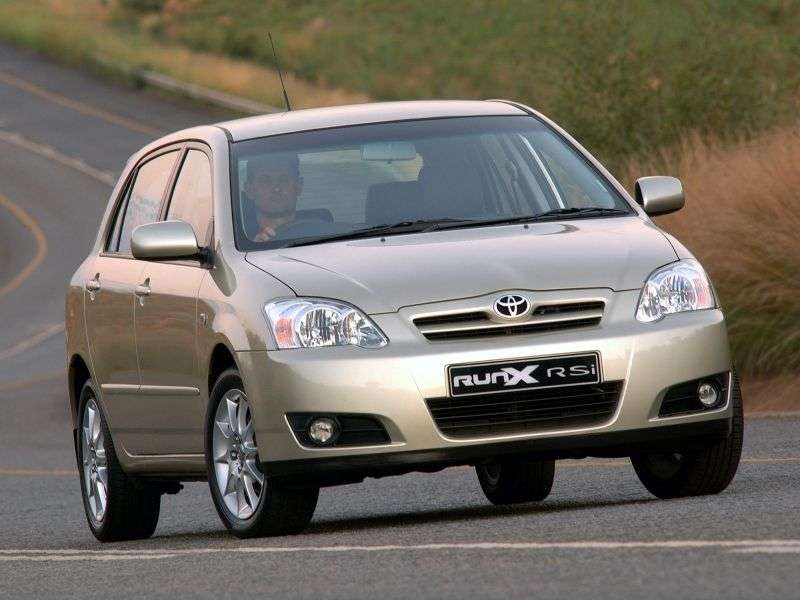Toyota Corolla E130 [restyled] RunX hatchback 5 bit. 1.8 AT (2004–2006)