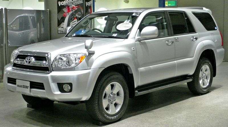 Toyota Hilux Surf 4th generation [restyling] SUV 3.0 TD AT AWD (2005–2009)