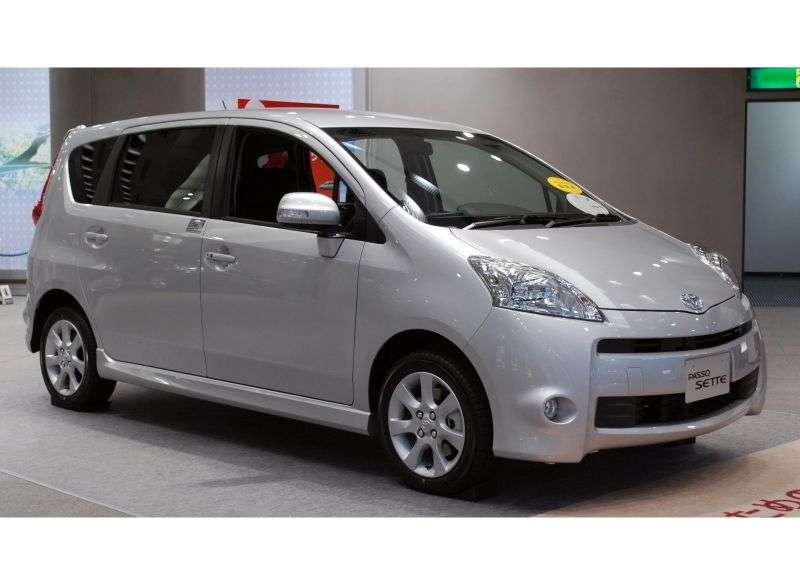 Toyota Passo Sette 1st generation S minivan 5 dv. 1.5 AT (2008–2012)