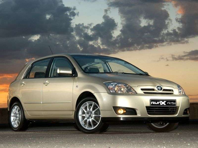 Toyota Corolla E130 [restyled] RunX hatchback 5 bit. 1.5 AT (2004–2006)
