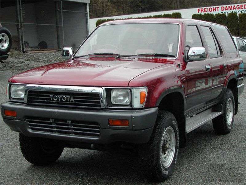 Toyota Hilux Surf 2 generation SUV 5 doors 2.4 TD AT AWD (1989–1992)