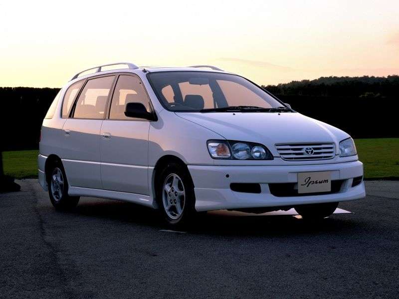Toyota Ipsum 1st generation minivan 2.0 AT 4WD (1996–2001)
