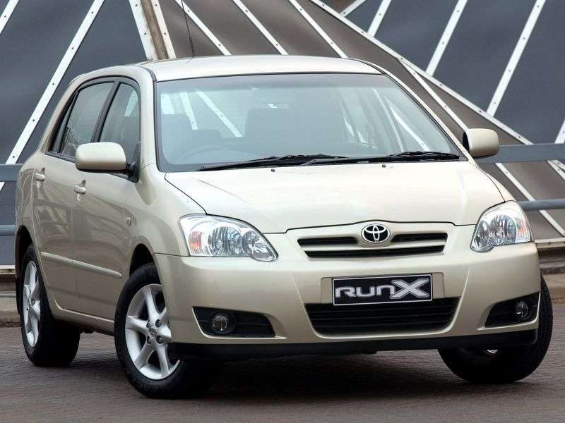 Toyota Corolla E130 [restyled] RunX hatchback 5 bit. 1.5 AT (2004–2006)