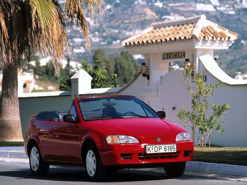 Toyota Paseo 2nd generation convertible 1.5 MT Overdrive (1997–1999)