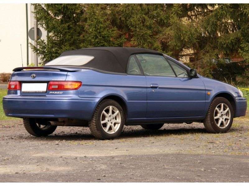 Toyota Paseo kabriolet drugiej generacji 1.5 MT Overdrive (1997 1999)