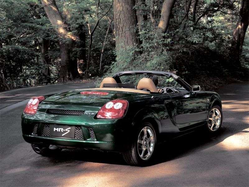 Toyota MR S ZZW30 [restyling] 1.8 MT (2003–2007) Roadster