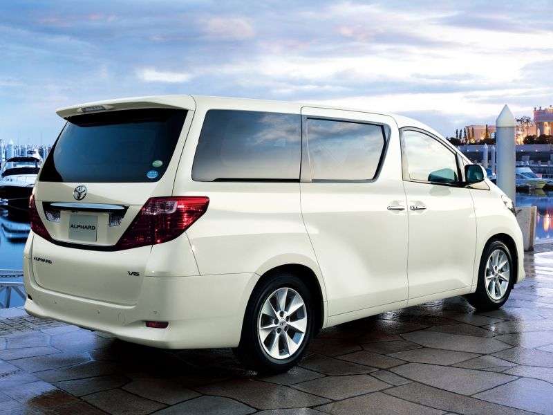 Toyota Alphard 2nd generation JDM minivan 5 dv. 2.4 CVT (7 places) (2008–2011)