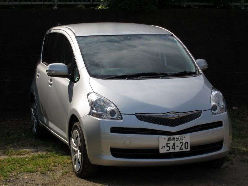 Toyota Ractis 1. generacji [zmiana stylizacji] minivan 1.3 CVT (2007 2009)