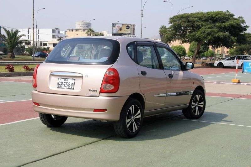 Toyota Duet 1st generation [restyled] hatchback 1.3 MT (2001–2004)