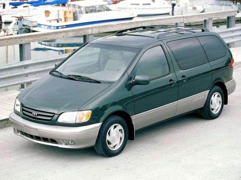 Toyota Sienna 1.generacja [zmiana stylizacji] minivan 3.0 AT (2001 2003)