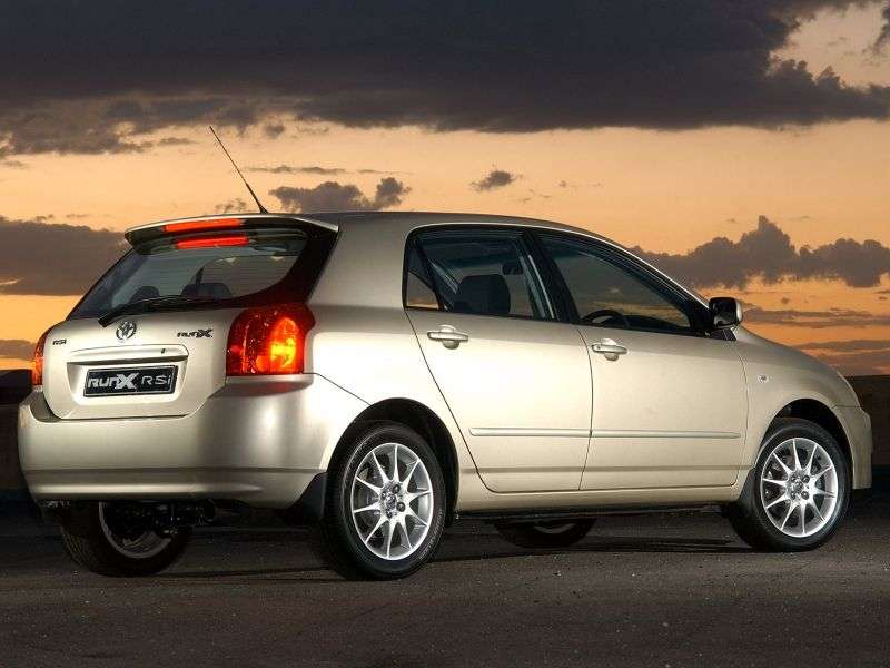Toyota Corolla E130 [restyled] RunX hatchback 5 bit. 1.8 AT (2004–2006)