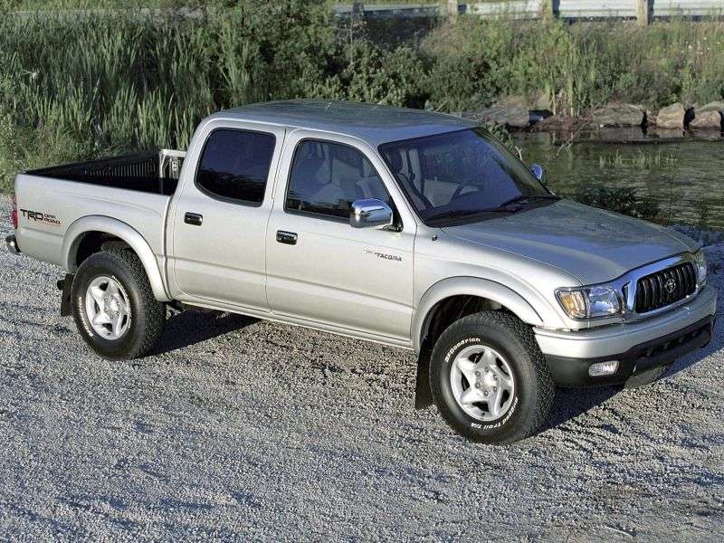 Toyota Tacoma 1st generation [2nd restyling] Double Cab pick up 4 bit. 3.4 AT Overdrive 4x4 (2001–2004)