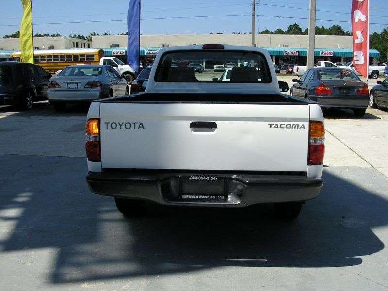 Toyota Tacoma 1st generation [2nd restyling] Regular pickup 2 bit. 2.7 MT Overdrive 4x4 (2001–2004)
