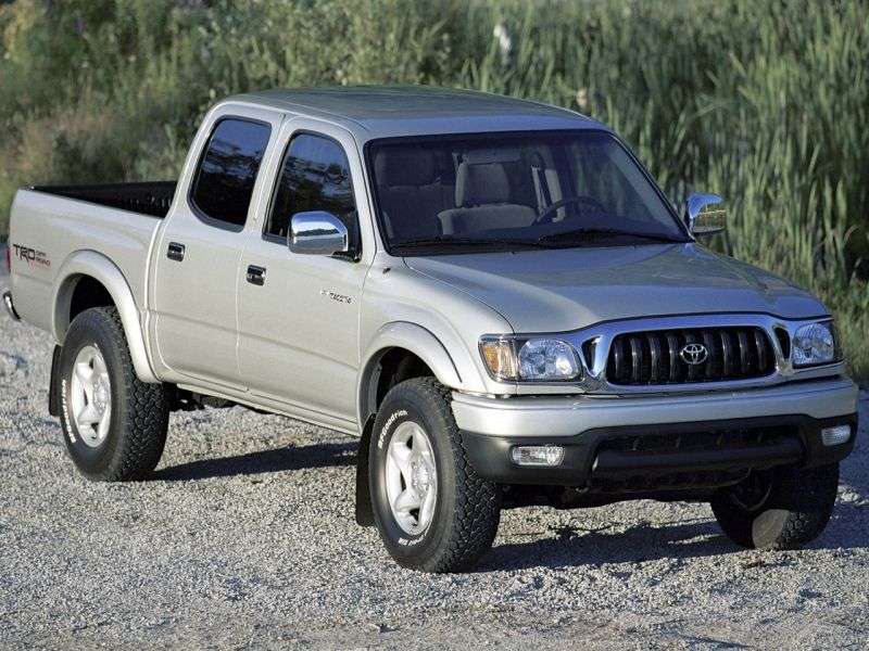 Toyota Tacoma 1.generacja [2. zmiana stylizacji] Double Cab pickup 4 drzwiowy. 3.4 AT Overdrive 4x4 (2001 2004)