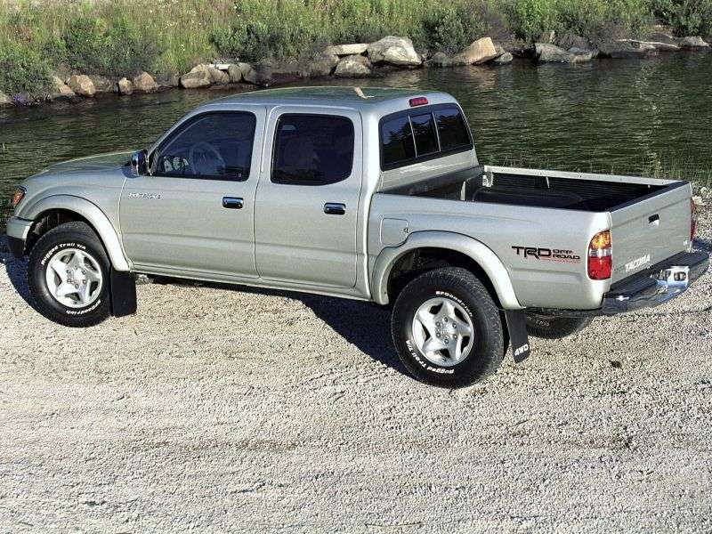 Toyota Tacoma 1st generation [2nd restyling] Double Cab pick up 4 bit. 3.4 AT Overdrive (2001–2004)