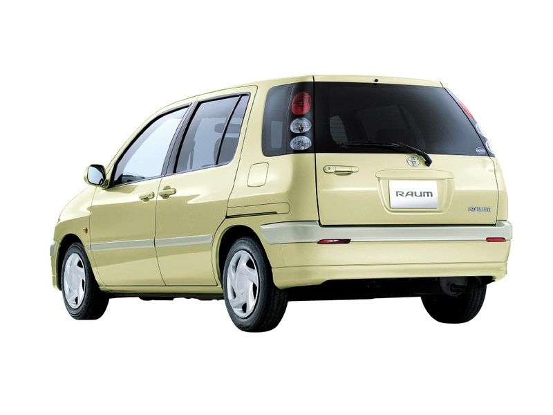 Toyota Raum 1st generation minivan 1.5 AT 4WD (1997–2003)