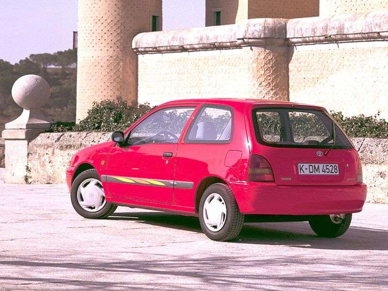 Toyota Starlet 90 Series hatchback 3 drzwiowy 1.3 Turbo AT (1996 1999)
