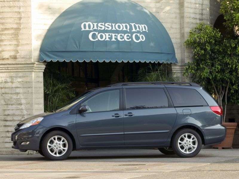 Toyota Sienna 2 generacji [zmiana stylizacji] minivan 3.5 AT (2007 2010)