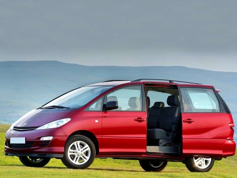 Toyota Previa XR30 / XR40 [restyling] minivan 2.0 D4 D MT 8seat (2005–2006)