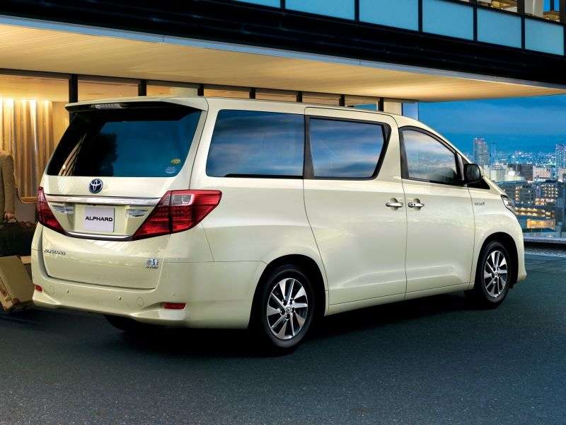 Toyota Alphard 2nd generation [restyled] minivan 2.4 AT (2011 – n.)