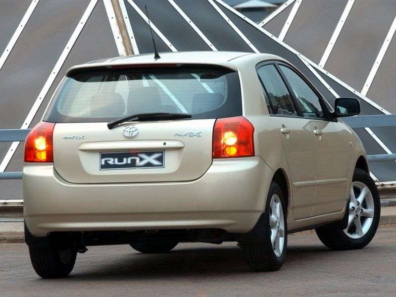 Toyota Corolla E130 [restyled] RunX hatchback 5 bit. 1.8 AT 4WD (2004–2006)