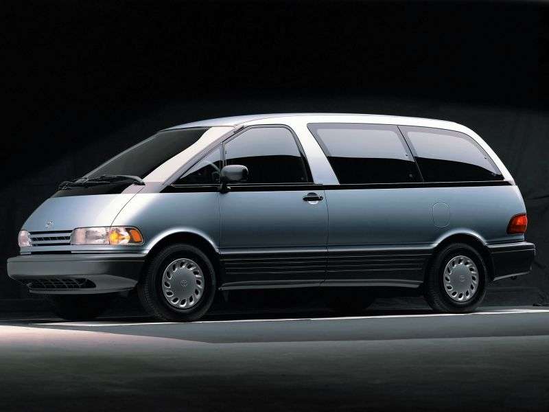 Toyota Previa XR10 / XR20 minivan 2.4 z doładowaniem AT 4x4 (1995 1999)