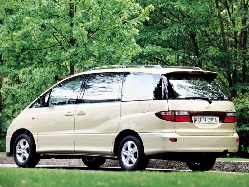 Toyota Previa XR30 / XR40 minivan 2.4 AT 7 miejsc (2001 2004)
