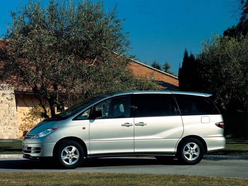 Toyota Previa XR30 / XR40 minivan 2.4 MT 8 osobowy (2001 2004)