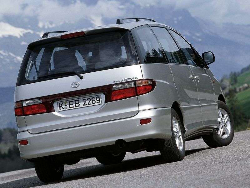 Toyota Previa XR30 / XR40 minivan 2.0 D4 D MT 7seat (2001–2004)