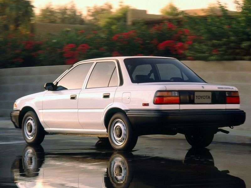 Toyota Corolla E90sedan 4 dv. 1.3 MT (1987–1991)