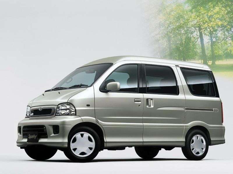 Toyota Sparky 1st generation minivan 1.3 MT 4WD (2000–2002)