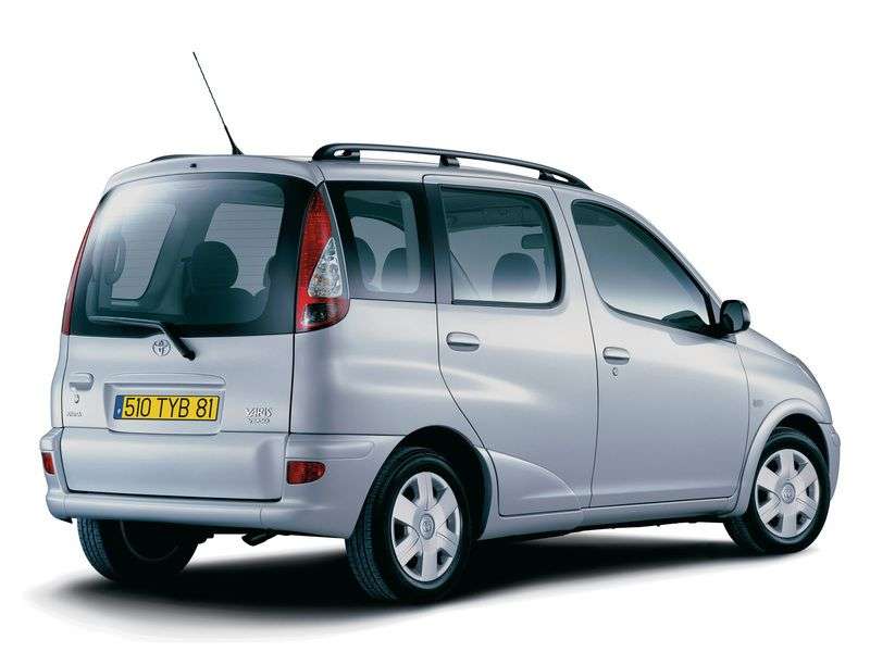 Toyota Yaris Verso 1.generacja [zmiana stylizacji] minivan 1.3 AT (2003 2006)