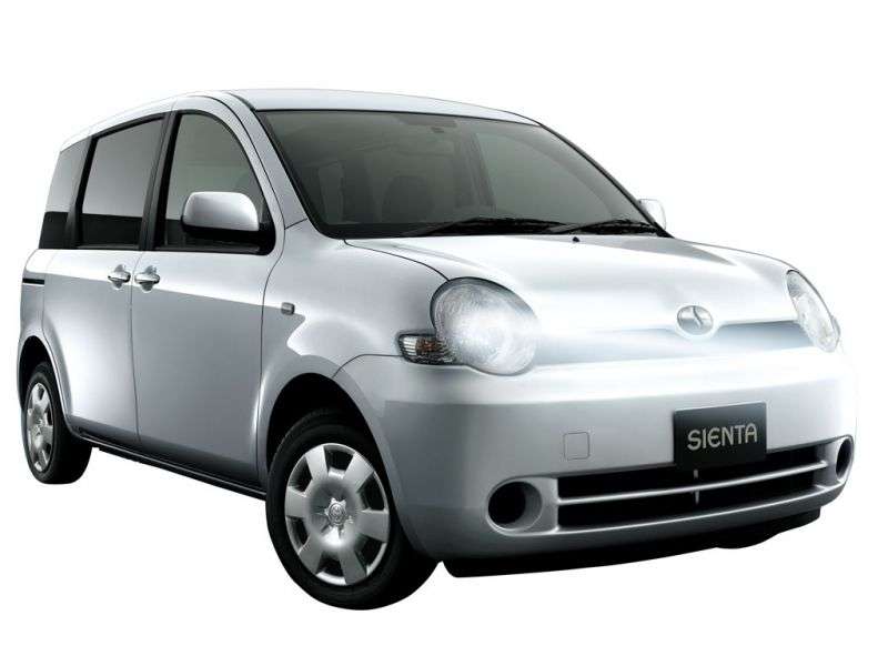 Toyota Sienta minivan 1.generacji 1.5 CVT (2003 2006)