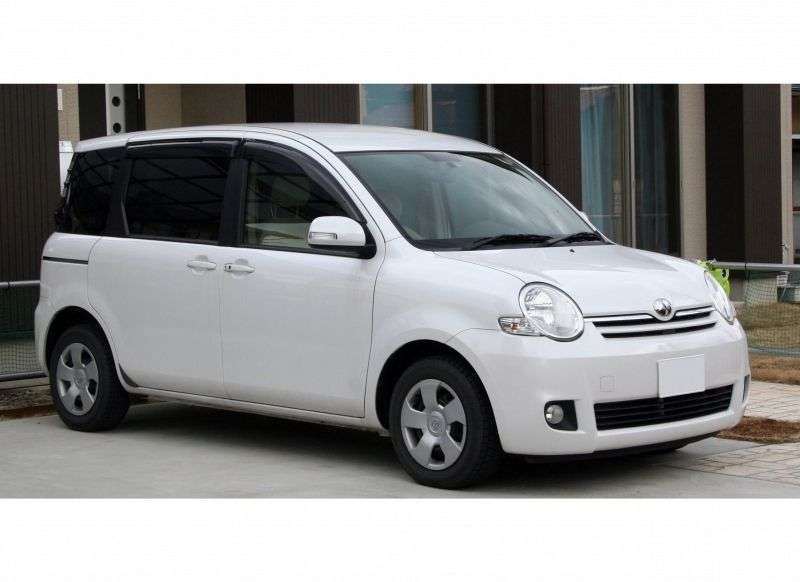 Toyota Sienta 1st generation [restyled] minivan 1.5 AT 4WD (2006–2010)