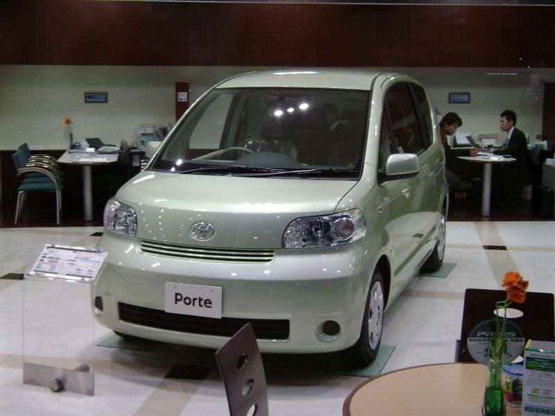 Toyota Porte 1. generacja [zmiana stylizacji] minivan 1.5 AT (2005–2011)