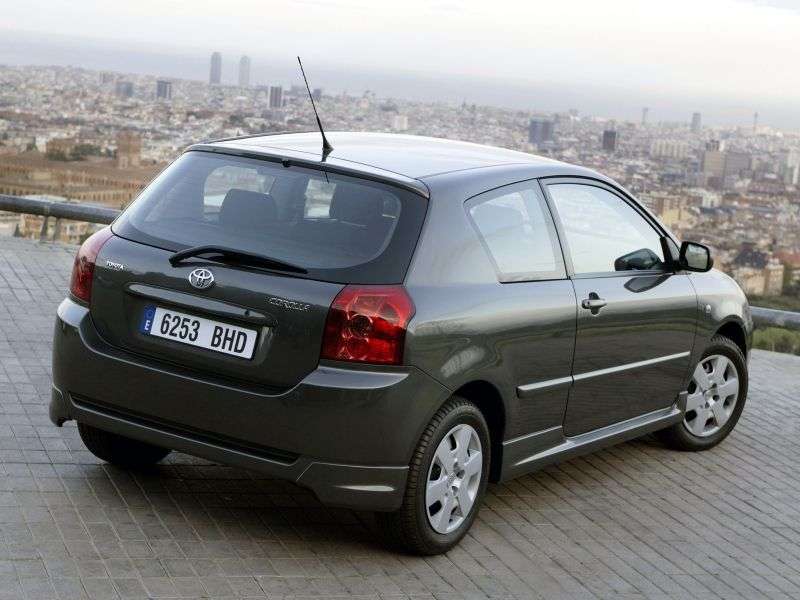 Toyota Corolla E130 [zmiana stylizacji] hatchback 3 drzwiowy. 1.8 MT z doładowaniem (2006 2007)