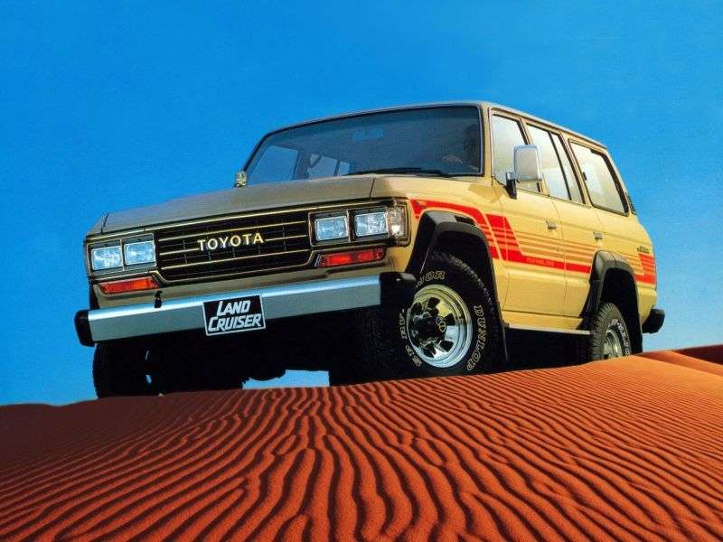Toyota Land Cruiser J60 [restyling] wagon 5 bit 4.0 MT J62V STD Roof (1988–1990)