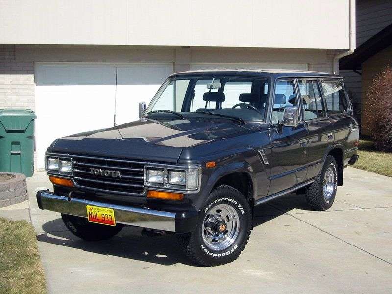 Toyota Land Cruiser J60 [restyling] wagon 5 bit 4.0 MT J62V STD Roof (1988–1990)