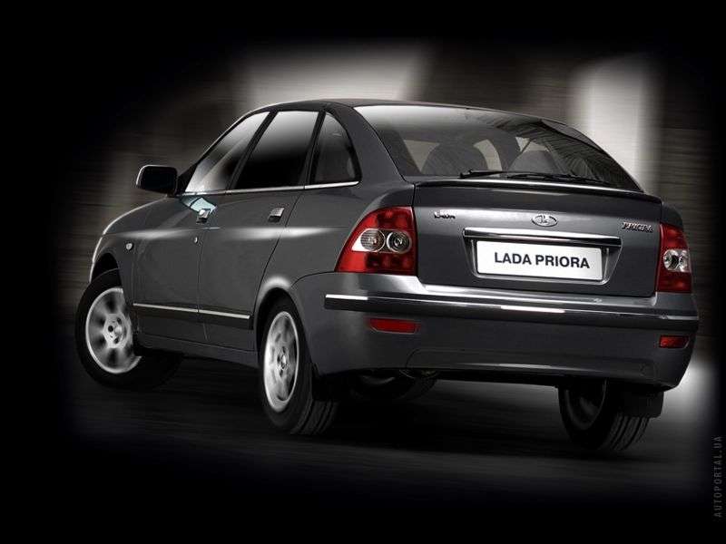 VAZ (Lada) Priora 1st generation 2172 hatchback 5 bit. 1.6 MT 16 cells (Euro 3) Lux 21723 03 041 Lux (2007–2012)