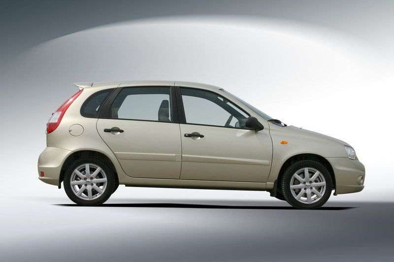 VAZ (Lada) Kalina Sport hatchback pierwszej generacji, 5 drzwiowy. 1,6 MT 16 cl (Euro 3) 11196 34 474 luksów (2009 2012)