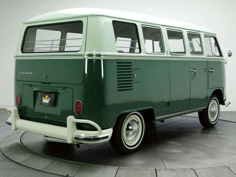 Volkswagen Transporter T1 [restyling] 3 dv minibus 1.5 MT (1963–1967)