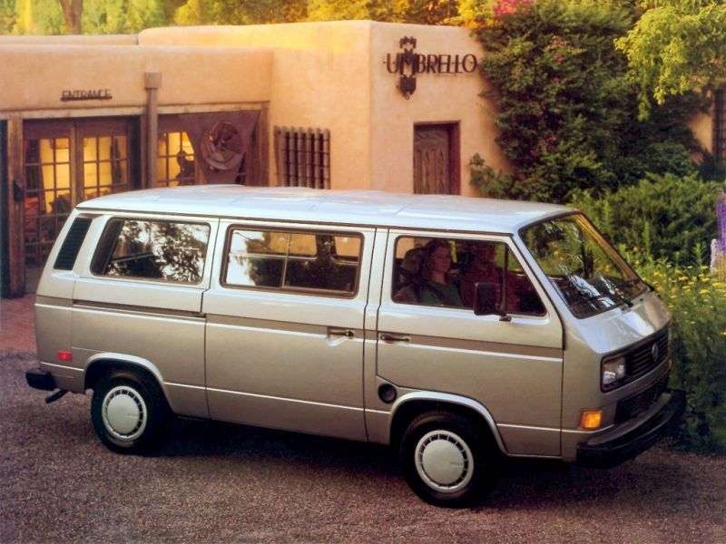 Volkswagen Transporter T3 [restyling] Minibus 1.6 TD MT (1984–1992)