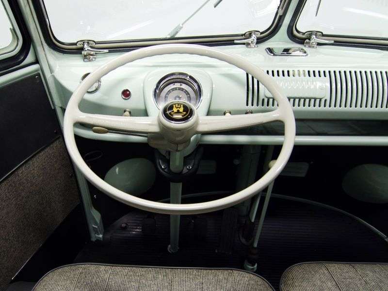 Volkswagen Transporter T1 [restyling] 3 dv minibus 1.5 MT (1963–1967)