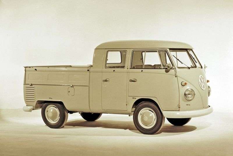 Volkswagen Transporter T1 Double Cab pickup 4 drzwiowy 1,1 mln t (1958 1967)